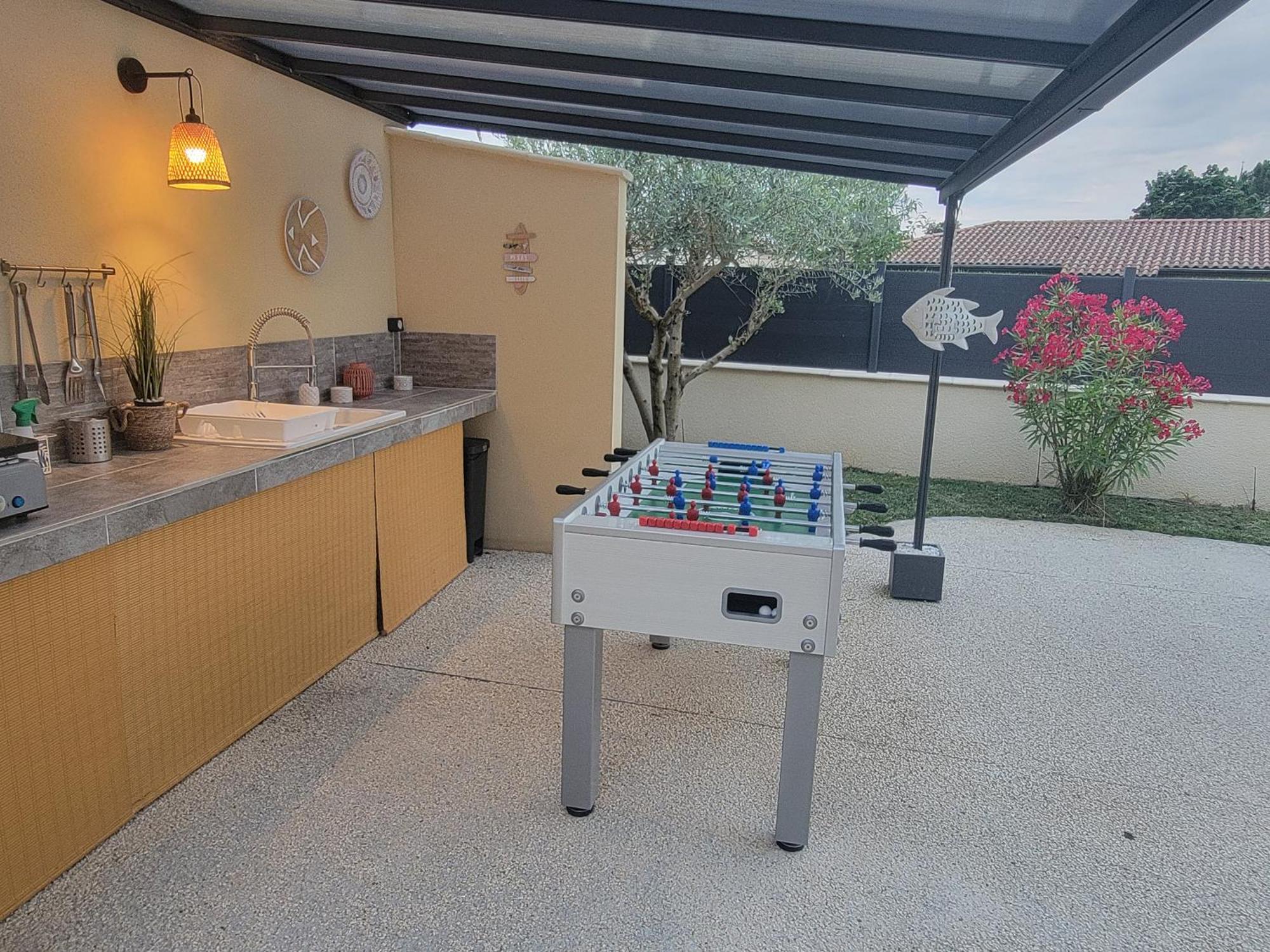 Villa Des Oliviers Sublime Villa Avec Piscine Chauffee Et Privee Et Baby Foot Bon-Encontre Zewnętrze zdjęcie