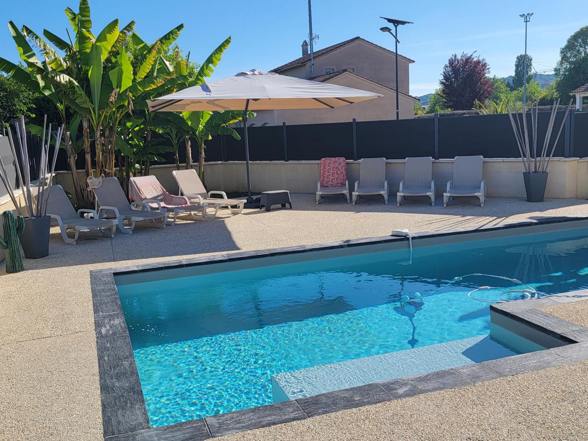 Villa Des Oliviers Sublime Villa Avec Piscine Chauffee Et Privee Et Baby Foot Bon-Encontre Zewnętrze zdjęcie